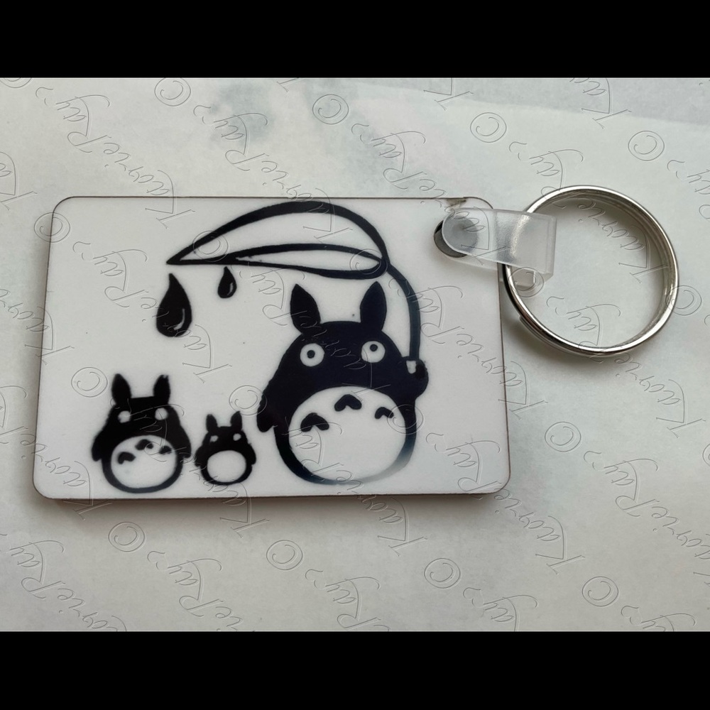 Totoro keychain and wristlet